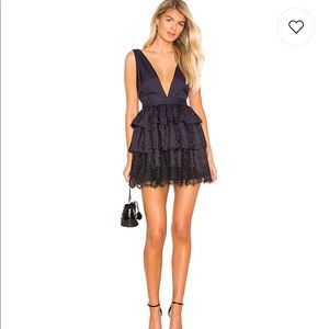 Lovers and Friends Cleo Mini Dress in Navy